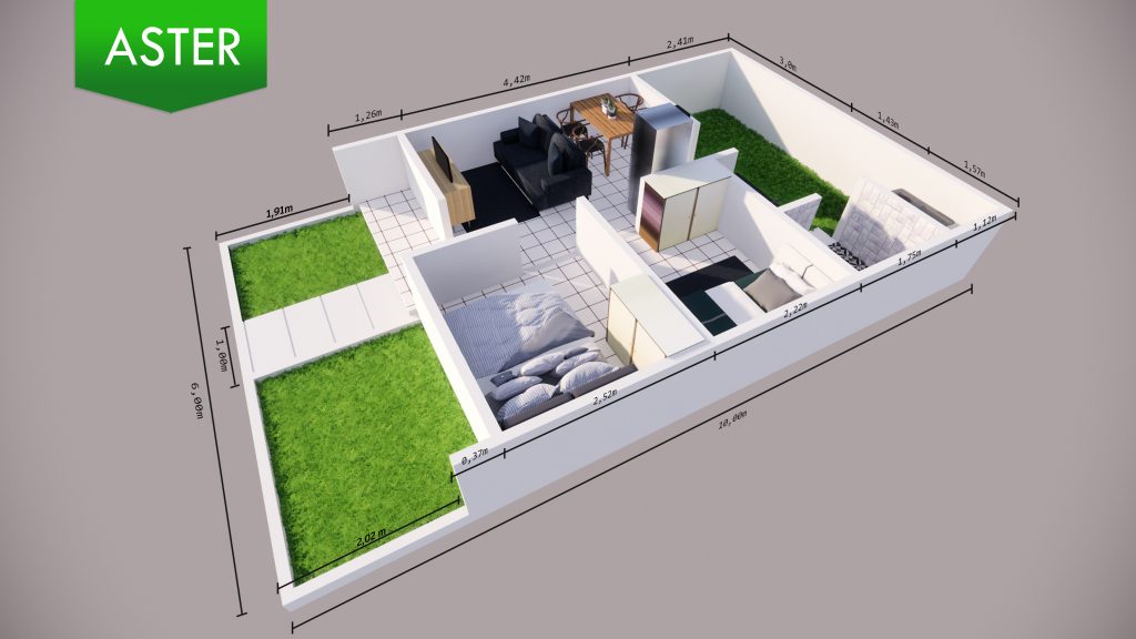Denah Rumah Aster