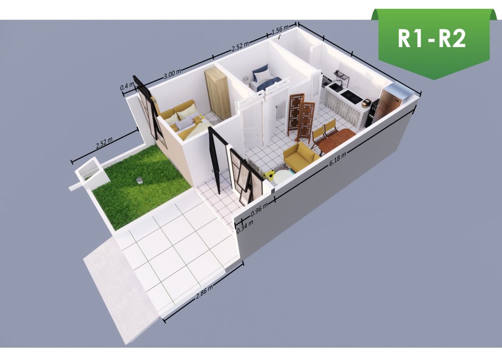 Tipe Rumah R1 R2